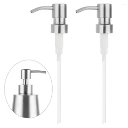 Liquid Soap Dispenser 1PC Stainless Steel Pump Lotion Bottle Head Replacement Jar Tube Nozzles