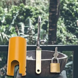 Bathroom Sink Faucets 1 Set Lock Outdoor Cover For Winter