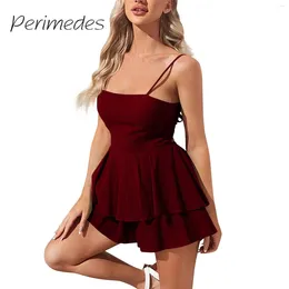 Casual Dresses Spring Summer Dress For Women Slim-Fitting Cake Skirt 2024 Sexy Backless Bow Suspender Fashion Vestidos