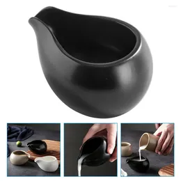 Dinnerware Sets 3 Pcs Round Mouth Milk Spoon Sauce Bucket Coffee Pitcher Kettle Gravy Boats Espresso Dipping Cup Ceramic Holder
