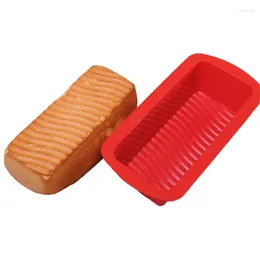 Baking Moulds Food-grade Rectangle ShapeToast Tray Silicone Bread Cake Mould Pan Pastry Bakeware Maker Mold DIY Tools