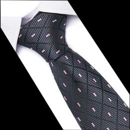 Neck Tie Set Great Quality Many Colour Silk 7.5 cm Tie Men Gravatas Necktie Formal Clothing Geometric hombre Khaki Gift for Boyfriend Wedding