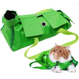 Cat Carriers Grooming Bag Restraint For Bathing Washing Nail Trimming Anti Bite Scratch