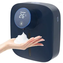 Liquid Soap Dispenser 10.82Oz/320Ml Automatic Touchless Foaming IPX4 Waterproof (Blue)