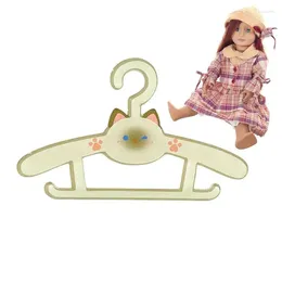 Hangers Dolls Clothes Toys Mini Clothing Hanger Doll Wardrobe Furniture Accessories House Supplies For Outfit
