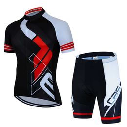 Fans Tops Tees New professional team bicycle jersey set summer clothing MTB uniform Maillot Rope Ciclismo mens set Q2405111