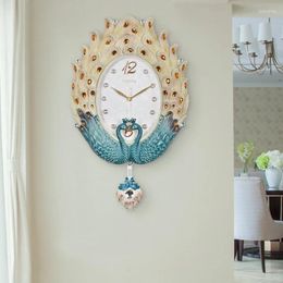 Wall Clocks Luxury Clock Design Creative Nordic Vintage Silent 3d Large Bedroom Horloge Ornaments Home Decor