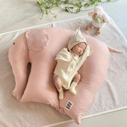 Pillow Cute Elephant Kid Soft Cotton Baby Play Back Children Neck Travel Accompany Doll Xmas Gift 93x70cm