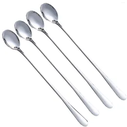 Spoons High-quality Spoon Tableware Coffee Drinking Tools Kitchen Gadgets Pointed Ice Exquisite