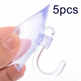 Hooks 5Pcs Suction Cups Caps Suckers Glass Window Wall Hook Hanger Kitchen Bathroom Cup Home Accessories