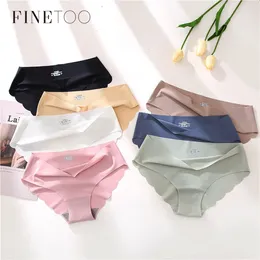 Women's Panties FINETOO Seamless Underwear Women M-XL Ladies Briefs Comfortable Low-Rise Girls Female Soft Underpants Lingerie