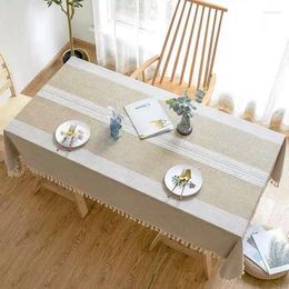 Table Cloth Cotton And Linen Art More Waterproof Ironing Cover Rectangle_AN2141