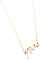 New Simple Dainty Mrs pendant charm Necklace Small Stamped Word Initial Necklace Love name Alphabet Letter Necklaces jewelry7320518