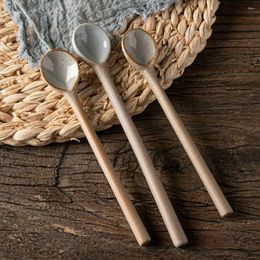 Coffee Scoops Cooking Salt Sugar Seasoning Dessert Stirring Spoon Tableware Tea Spoons Kitchen Accessories Tools