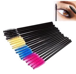 mascara wand brush for eyelash extension soft eyebrow brush Eyelashe Brushes Makeup Applicator Extension Disposable Brushes KKA2016217965