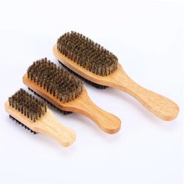 Men's Double-sided Beard Styling Brush Multifunctional Household Beard Grooming Hair Scrubbing Brush Hairdressing Tools