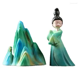 Tea Pets GTMSH Color Changing Pet Ornament Zen Art Light Luxury Home Office Decoration Thousand Miles River And Mountain