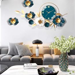 Wall Clocks Design Clock Luxury Large Art Mural Aesthetic Modern Watch Silent Fashion Nordic Horloge Murale Living Room Decoration