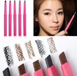 2016 Newest Waterproof Dark Brown Eyebrow Enhancer Eyebrow Pencil Eye Brow Liner Powder Shapper Makeup Tool Cheap shiping7702474