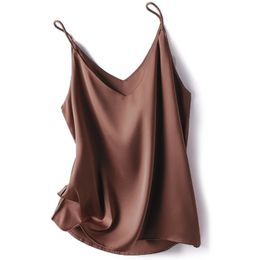 2023 Summer Camisole Slim Vest Sexy Women Sleeveless VNeck Gray Tee Tank Tops Female Solid BlackWhite Korean Crop Y2k 240507