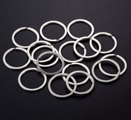 1000pcsbag 30MM Flat Split Ring Connectors Iron Silver Antique bronze Key Rings Circle for Keychain DIY Making Finding Accessorie4908511