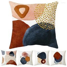 Pillow Modern Abstract Printed Cover Colorful Aesthetic Pillowcase Home Sofa Decorations Textile Supplies