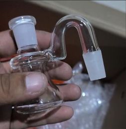 Mini Dry Glass Ash Catcher 14mm 18mm Hookah Glass Bong Water Catchers Clear Bubbler Ashcatcher 90 Degree