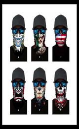 3D Neck Gaiter Skull Bicyle Fishing Scarf bandanas Face Shiled Mask Neck Face Mask Headband Headwear Bicycle balaclava6058027