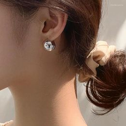 Stud Earrings INS Fashion 925 Sterling Silver Smasll Bead For Women Elegant Wedding Party Bride Jewellery Gift Prevent Allergy