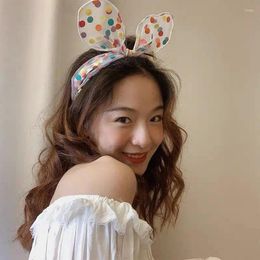 Party Favour European American Polka Dot Bee Stripe Braid Hairpin Korean Style Wide-brimmed Knotted Headband Female Hair Hoop