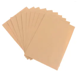 Gift Wrap 50pcs 229x162mm Kraft Paper Envelope Blank Classic Clear Pen Cases For Office School Business Letter Storage