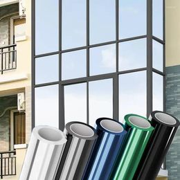 Window Stickers Anti Look Privacy Film Adhesive Mirror Foil One Way Car Glass Screen Rolls UV House Protection Tools