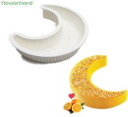 High Quality Silicone Mould Baking Set Crescent Moon Shape Design Mousse Moulds Cake Breads Chocolate Party Dessert Mould Y2006187092764