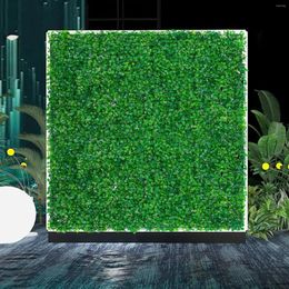 Decorative Flowers 12Pcs Grass Wall Artificial Boxwood Panels Hedge Plant Backdrop Green Decor Outdoor Garden 60x40x4cm