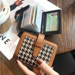 Storage Bags ID Holder Business Small Leather Luxury Wallet Passport Cover Bag Handbags 20 Bits Card Purses For Women/Men