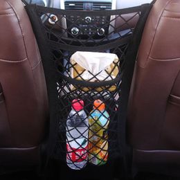 Storage Bags 3 Styles Vehicle Interior Net Non-Woven Fabric Elastic Mesh Tissue Box Holder For Car Front Seats