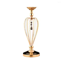 Candle Holders Metal Plating Road Lead Table Centerpiece Stand Pillar Candlestick For Wedding Candelabra Flowers