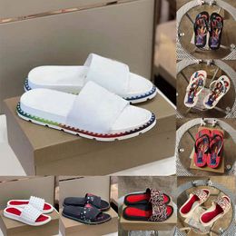 Australia Luxury flip flops designer sandals Fashion mens slides womens favourite Rubber room Red Bottoms Loafers thick-soled slippers house beach sunny Size 35-46
