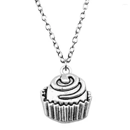 Pendant Necklaces 1pcs Cupcakes Necklace Accesories Jewellery And Accessories Supplies Chain Length 43 5cm