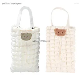 Stroller Parts Lovely Bear Designs Carriage Paper Towel Hanging Pocket For Travel Parents Dropship