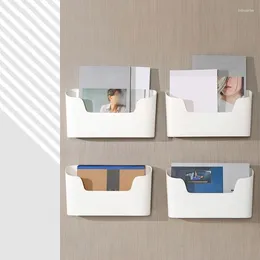 Kitchen Storage Set Of 2 Plastic Wrap Box Self Adhesive Organizers Rack For Cabinet Door