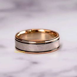 Tiffanyjewelry Gorgeous 3Pcs/Set Women Wedding Rings Mosaic CZ Two Tone Romantic Female Engagement Ring Fashion Jewellery 430