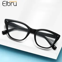 Sunglasses Frames Elbru Vintage Anti-blue Light Glasses Frame Transparent Color Eyewear Men Women Radiation Protection Optical Spectacles