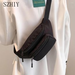 Waist Bags Solid Color Packs Women Fashion Designer Chest Bag Diagonal Small Travel Belt Holiday Mobile Phone Wallet