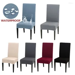 Chair Covers Waterproof Dining Room Cover Stretch Parson Slipcover Removable Washable Protector For Home Restaurant Banqu