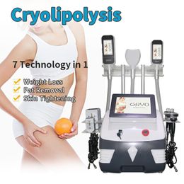 Slimming Machine Super Slim Cryolipolysis Cooling Machine Cavitation Rf System Face Lift Body Shape Cellulite Reduce Beauty Equipment