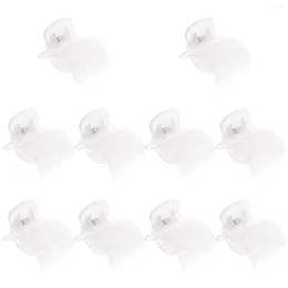 Hair Clips 10 Pcs Clip Roller Clamp Curler Replacement Claw Securing Abs Jaw