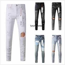 purple jeans designer jeans for mens jeans high quality fashion mens jeans cool style designer pant distressed ripped biker black blue jean slim fit motorcycle p3