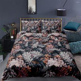 Bedding Sets 3D Duvet Cover Set Comforter Covers And Pillow Full Twin Single Double Size Tree Leaves Custom Home Texitle