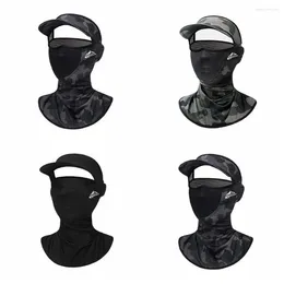 Scarves Anti-Ultraviolet Men Silk Mask Sun Proof Bib Fishing Face Cover Neck Wrap Black Shield Sunscreen Scarf